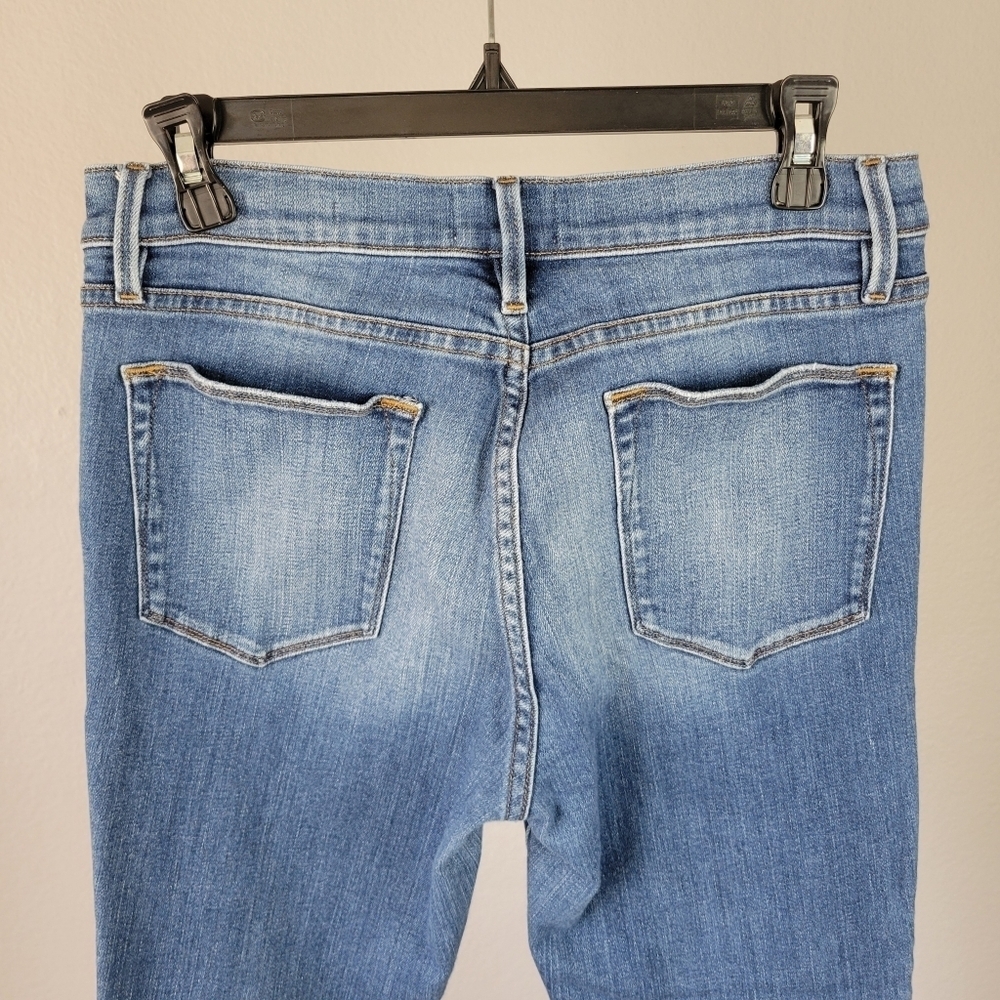 FRAME // le high skinny crop tux side piping super soft stretch denim jeans - Picture 8 of 15